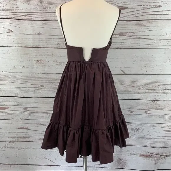 Forever 21 purple babydoll style ruffle dress - Picture 7 of 11